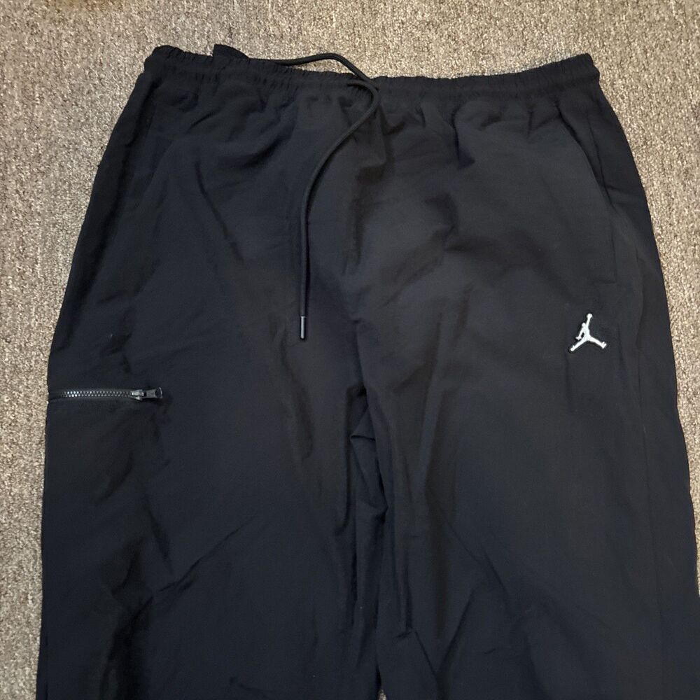 Nike Air Jordan Essentials Woven Pants Mens XXL Black Trousers Basketball DQ7509 - Picture 5 of 11